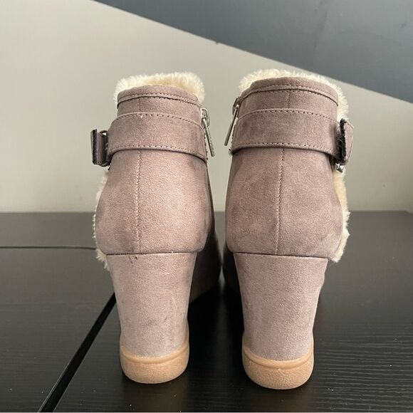 UNISA MOBII WEDGE BOOTIE, Tan, 9 - Picture 6 of 14